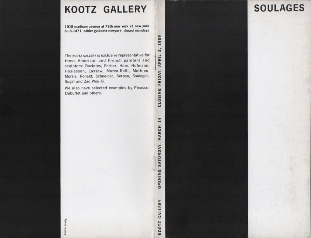 © Archives Soulages
