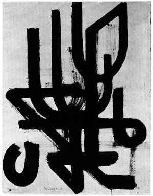 Peinture, 1948-4, H. 100, L. 75 cm