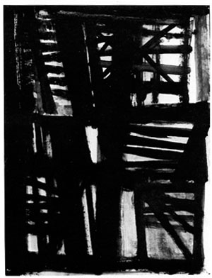 Peinture, 1948-8, H. 38, L. 24,5 cm