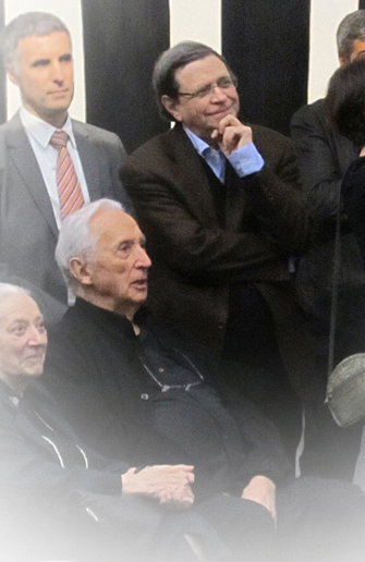 Pierre Encrevé à l’inauguration du musée Soulages à Rodez, 2014 