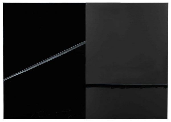 Pierre Soulages, Peinture, 222 x 314 cm, 24 février 2008, Paris, Pierre Soulages. © Archives Soulages © ADAGP, Paris 2019 