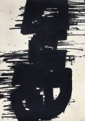 Pierre Soulages, Peinture 202 x 143 cm, 21 septembre 1967 cat 602