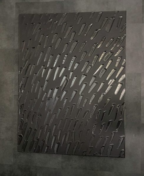Une des quatre œuvres volées : Peinture 130 x 97 cm, 4 septembre 2009 